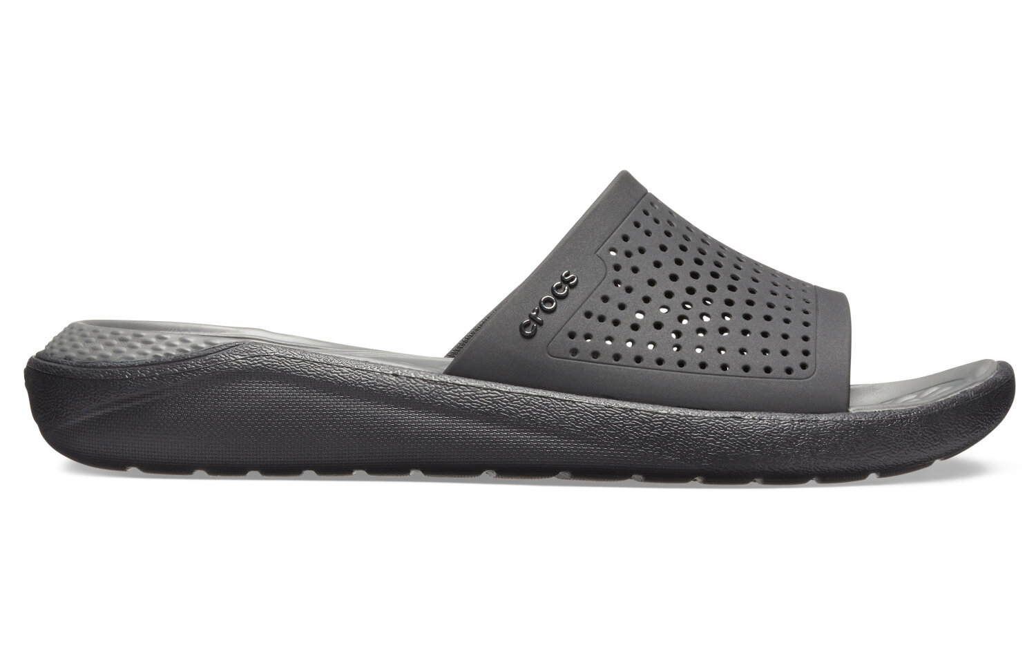 Crocs Literide Slide, Black/Slate Grey férfi papucs eladó, ár | Garage  Store Webshop