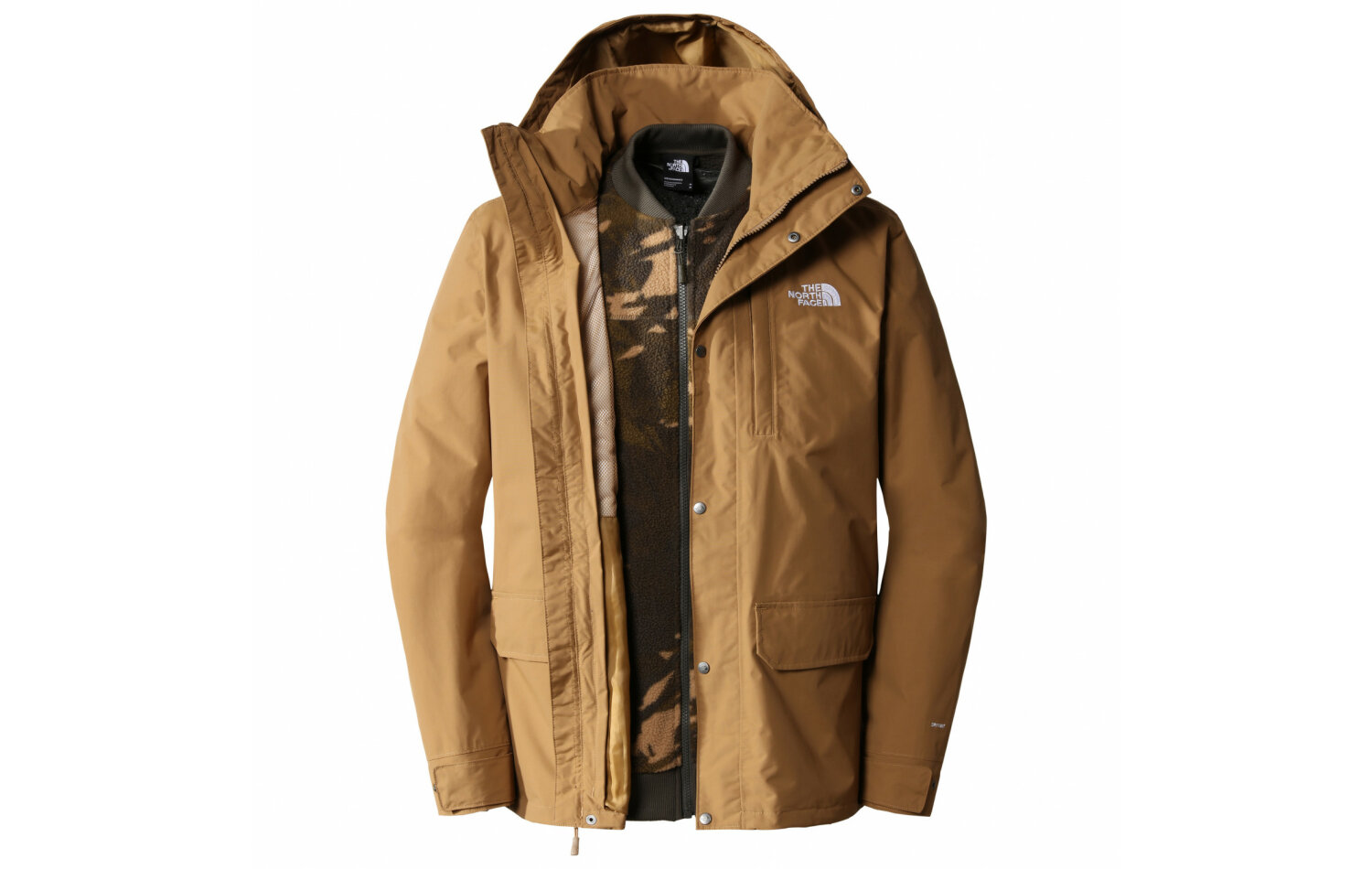 The North Face Pinecroft Triclimate Jacket, Utility Brown/Camo Print férfi  kabát eladó, ár | Garage Store Webshop