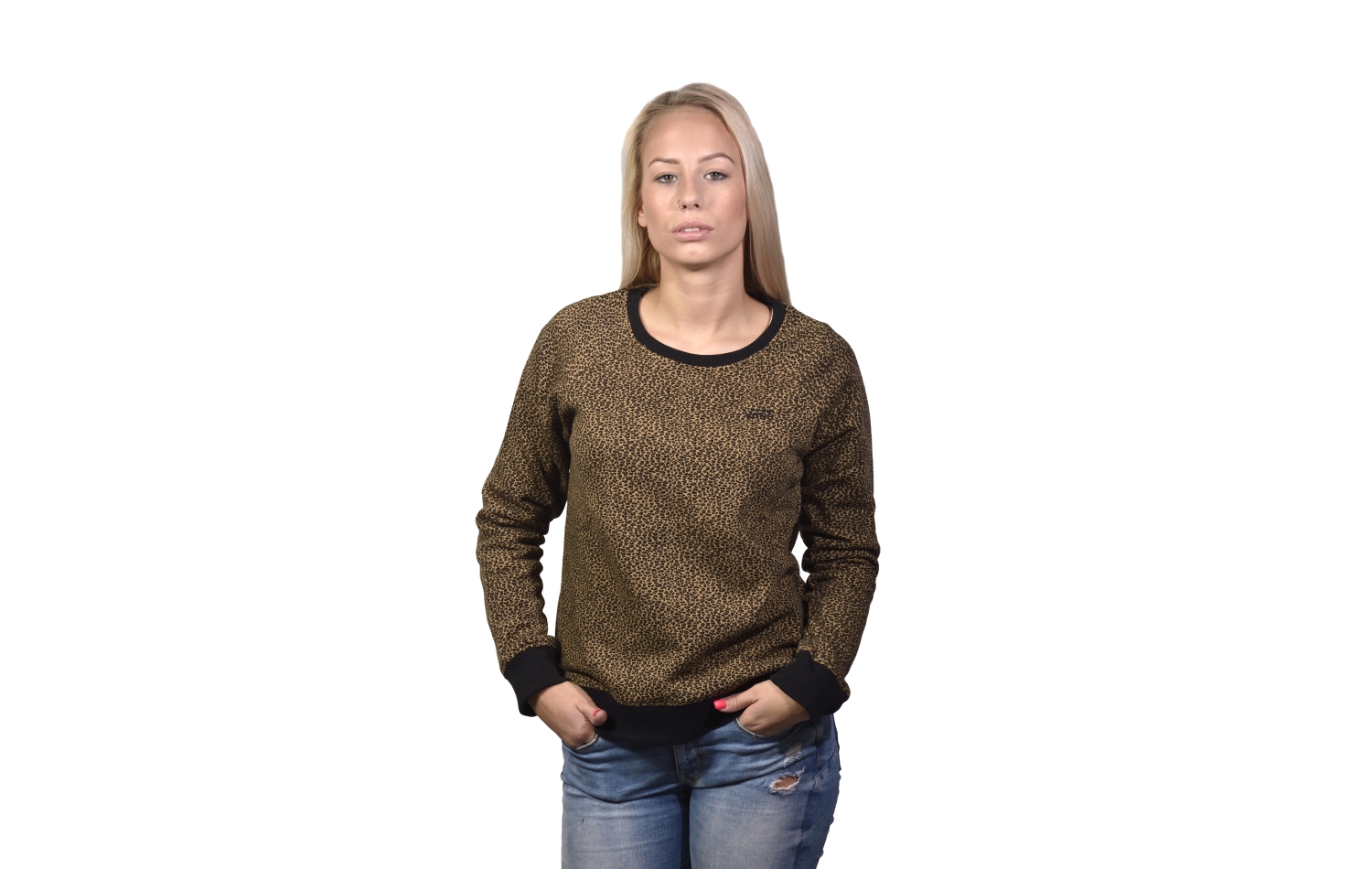 Vans Wmns Prowl Crew, Leopard női pulóver eladó, ár | Garage Store Webshop