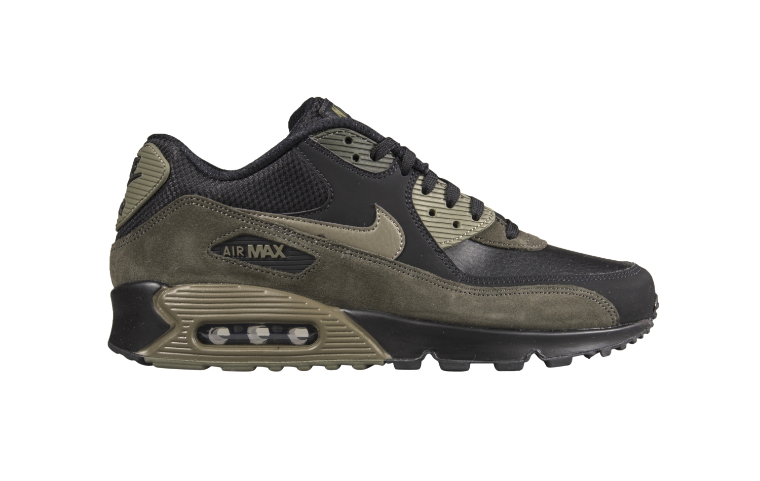 Nike Air Max 90 Leather, Black/Medium Olive-Sequoia férfi cipő eladó, ár |  Garage Store Webshop