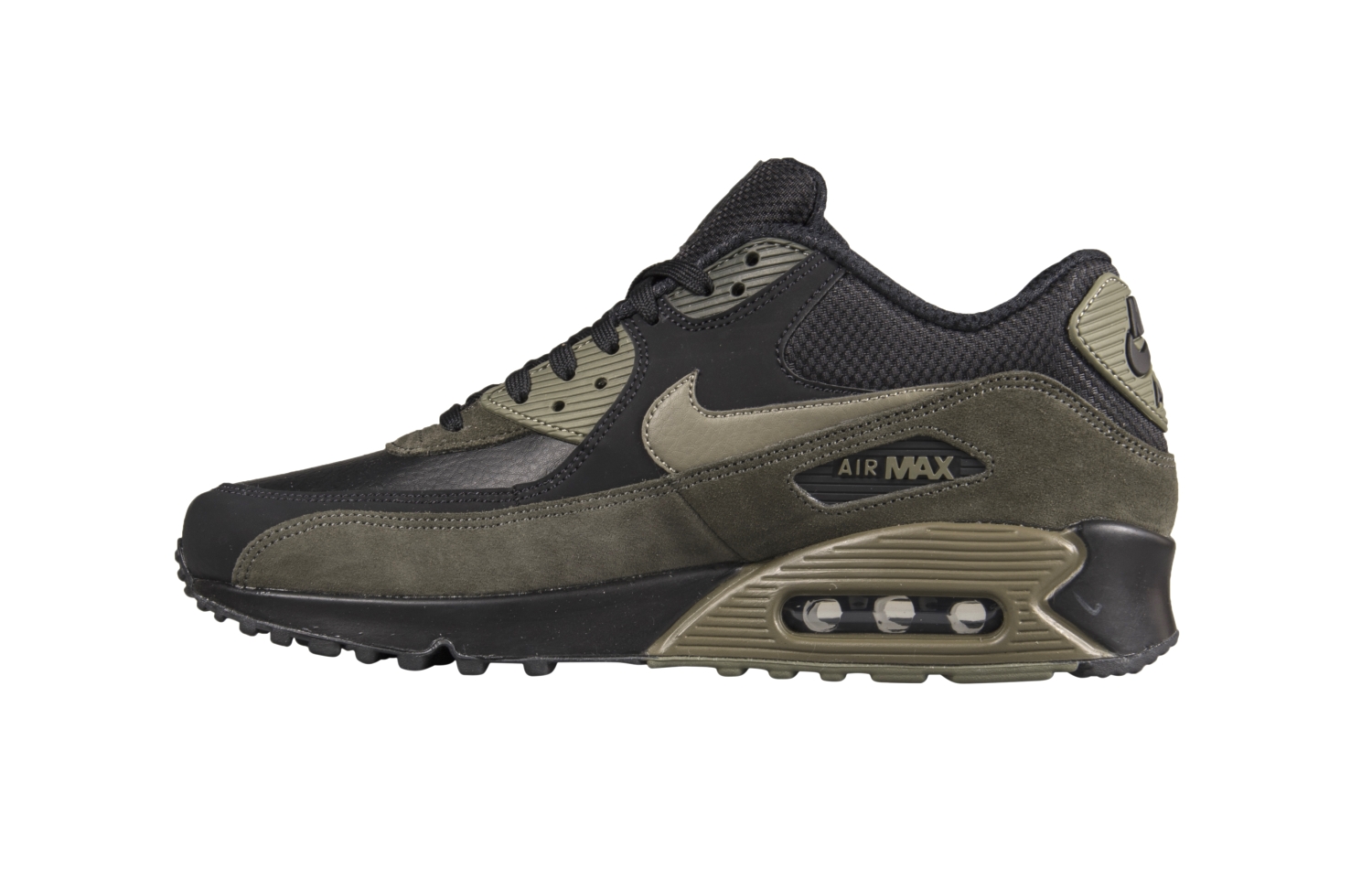 Nike Air Max 90 Leather, Black/Medium Olive-Sequoia férfi cipő eladó, ár |  Garage Store Webshop