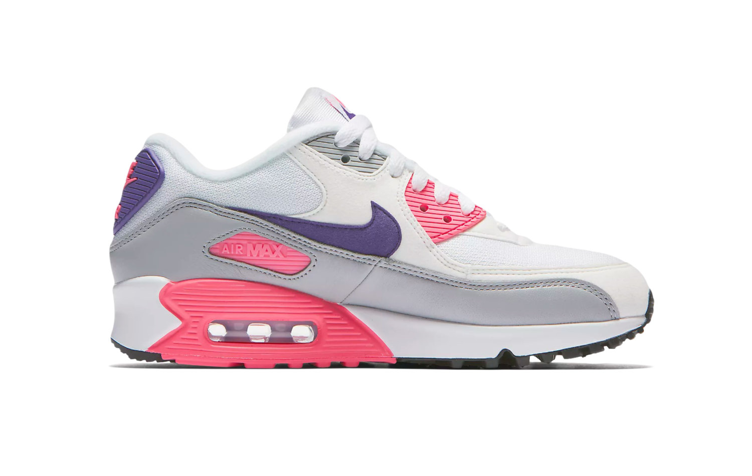Nike Wmns Air Max 90, White/Court Purple-Wolf Grey-Laser Pink női cipő  eladó, ár | Garage Store Webshop