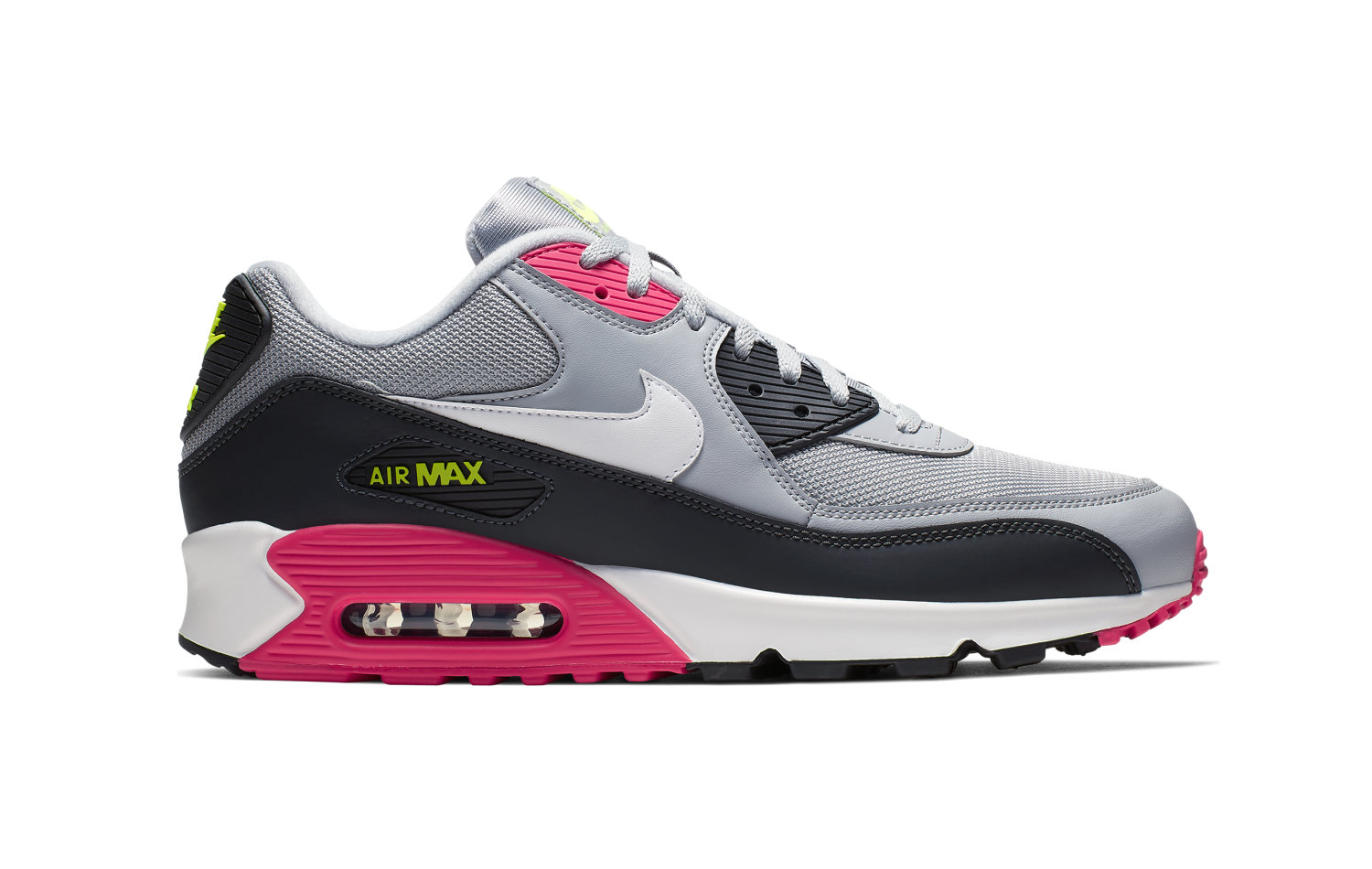 Nike Air Max 90 Essential, Wolf Grey/White-Rush Pink-Volt férfi cipő eladó,  ár | Garage Store Webshop
