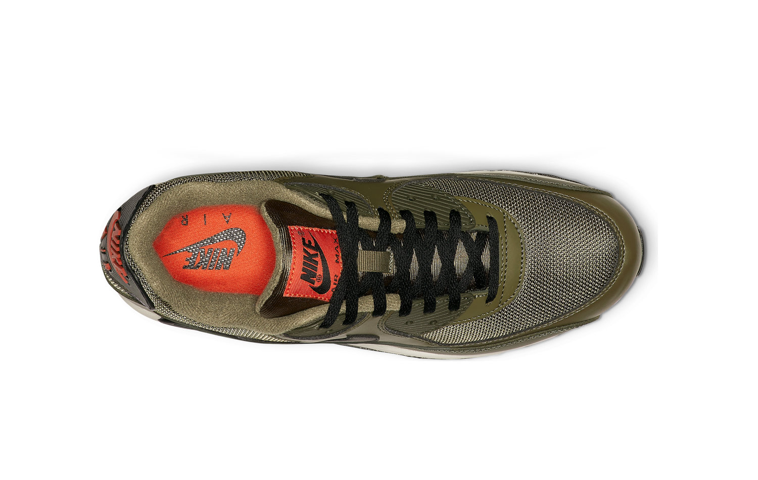 Nike Air Max 90 Essential, Medium Olive/Black-Team Orange férfi cipő eladó,  ár | Garage Store Webshop