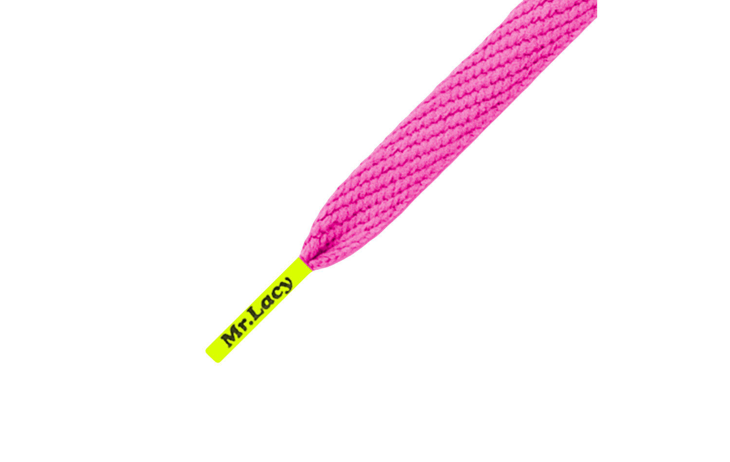Mr. Lacy Colored Tips, Lipstick Pink/Neon Lime Yellow férfi cipőfűző eladó,  ár | Garage Store Webshop