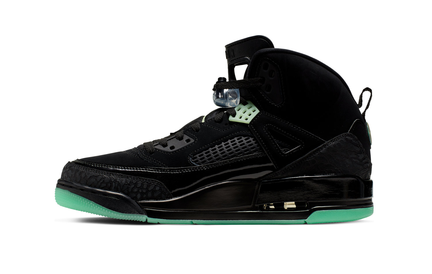 Jordan Spizike, Black/Green Glow-Anthracite férfi cipő eladó, ár | Garage  Store Webshop