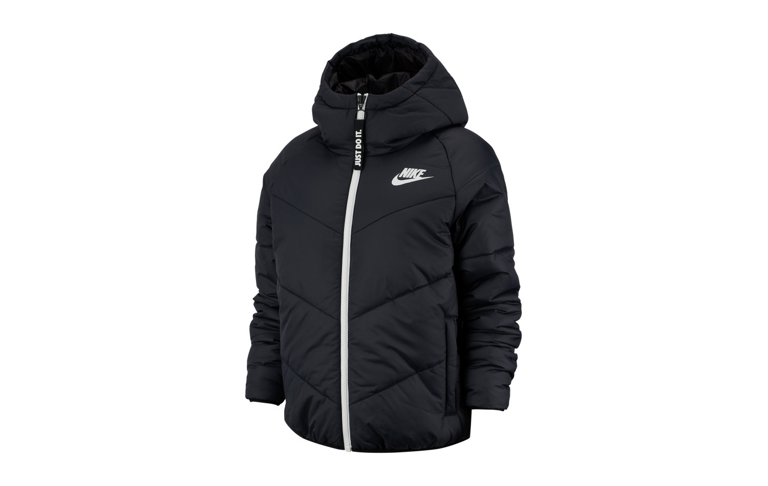 Nike Wmns Sw Windrunner Synthetic-fill Jacket, Black/Black/White női kabát  eladó, ár | Garage Store Webshop