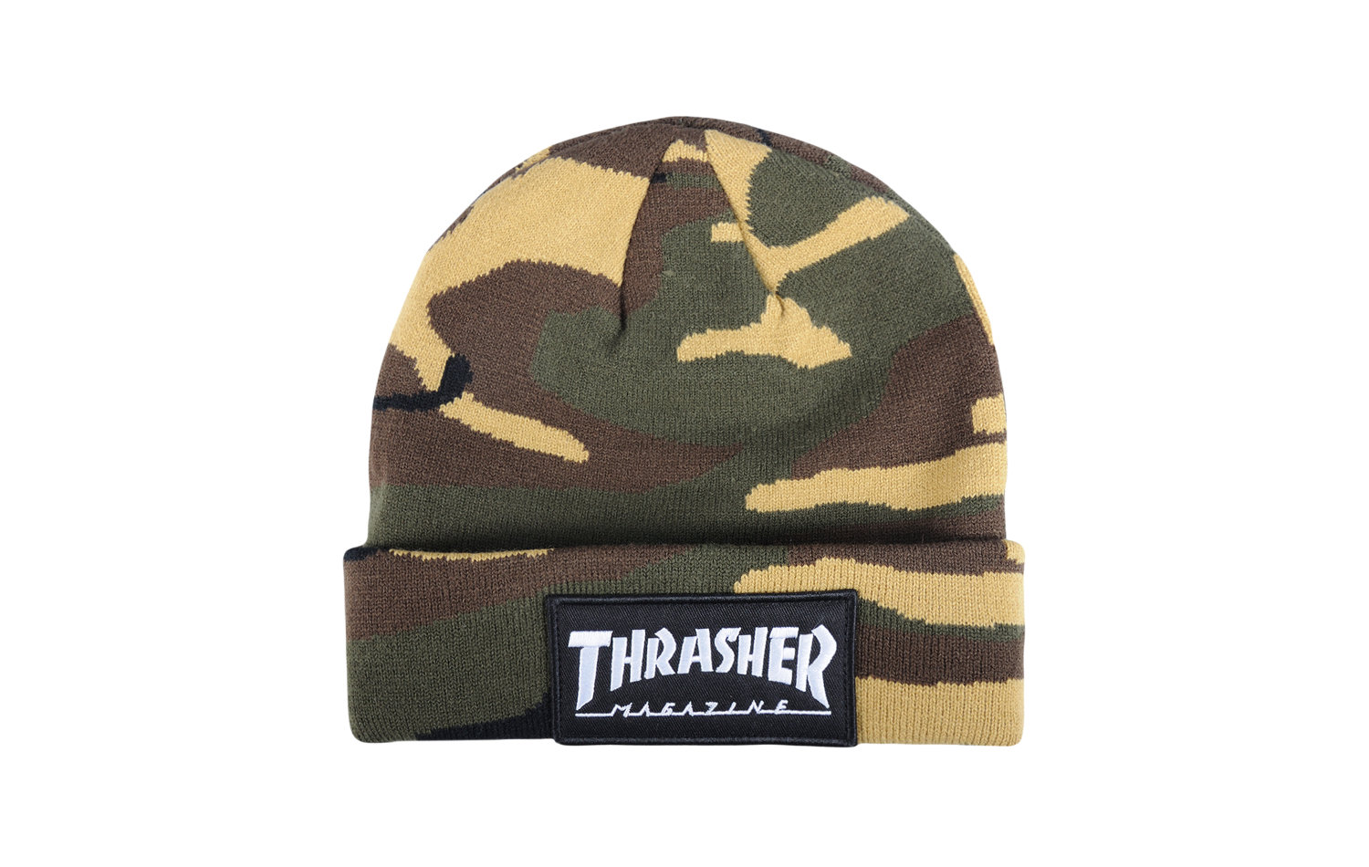 Thrasher Logo Patch Beanie, Camo férfi kötött sapka eladó, ár | Garage  Store Webshop