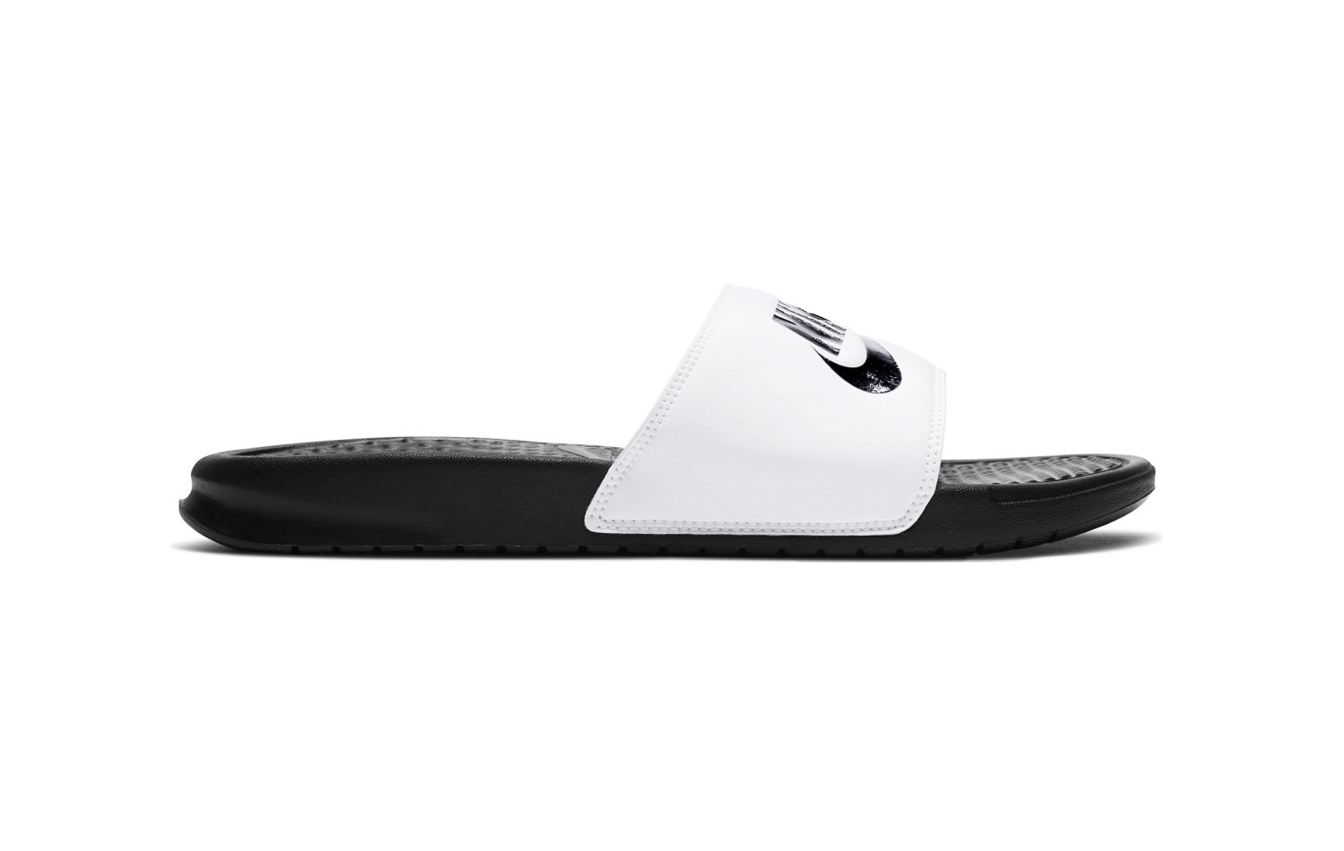 Nike Benassi Just Do It. Sandal, White/Black-Black férfi papucs eladó, ár |  Garage Store Webshop
