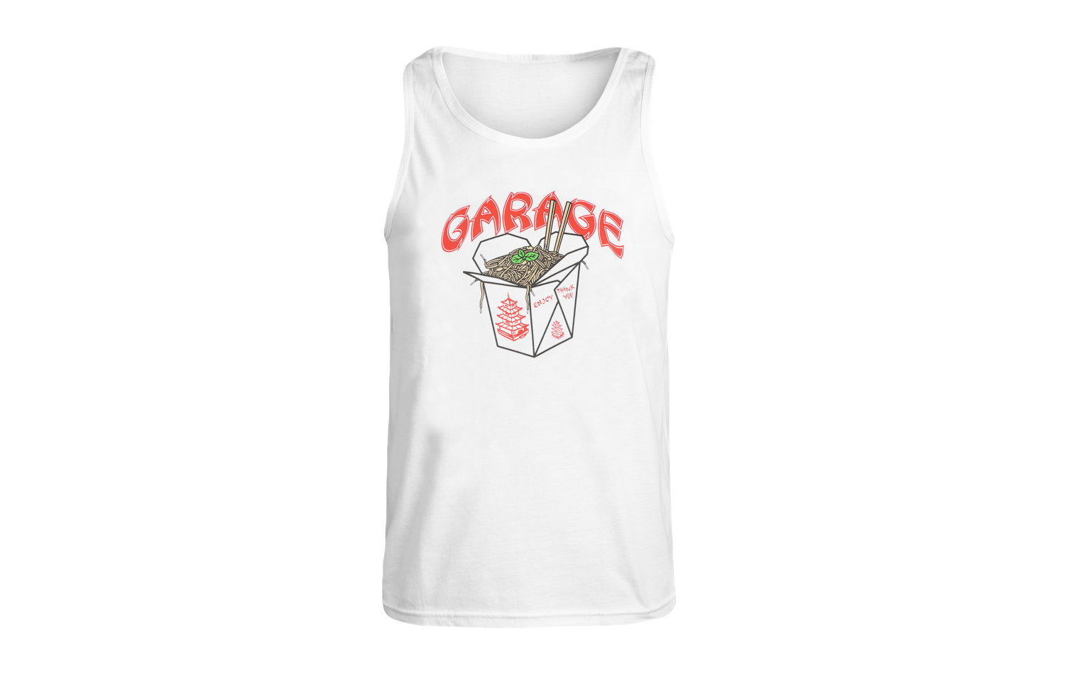 Garage Csájníz Fúd Tank, White férfi póló eladó, ár | Garage Store Webshop